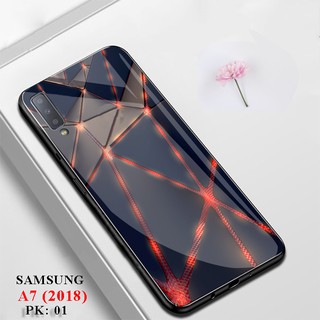 Ốp Samsung A7 2018 (Ốp lưng mặt kính samsung A7 2018)