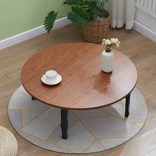 Bàn gấp gọn sàn gia đình đơn giản nhỏ Kang thấp tròn tatami cửa sổ ăn giường