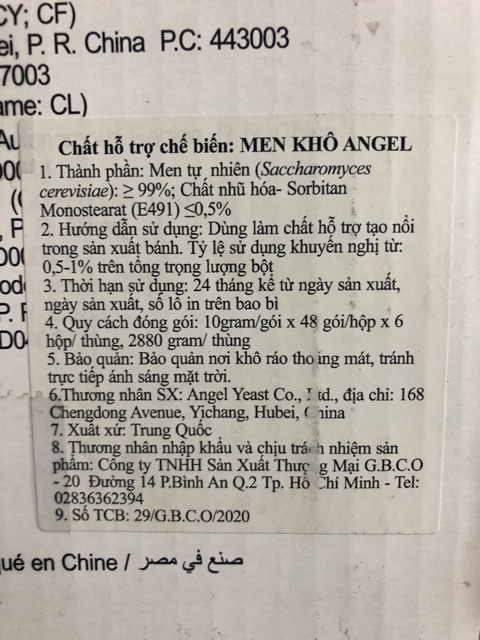 Men khô lạt Angel gói 10g