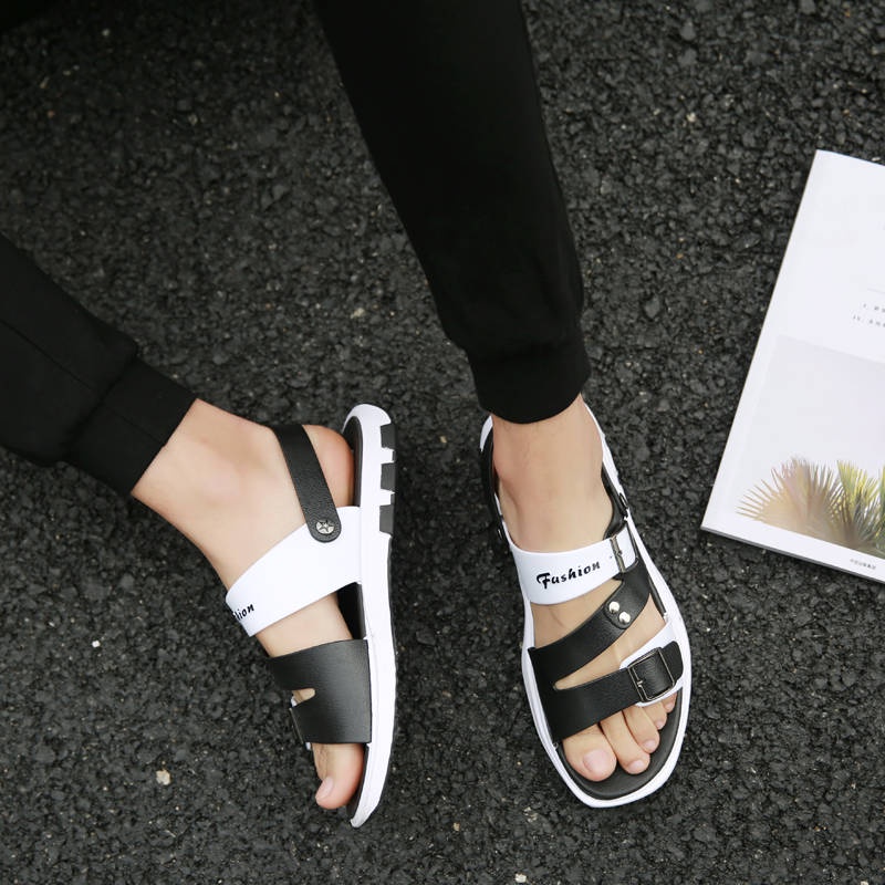 Dép thời trang dép đi biển nam Giày Sandal Nhựa Thoáng Khí Hai Cách Mang Phong Cách Hàn Quốc Mới Mùa Hè