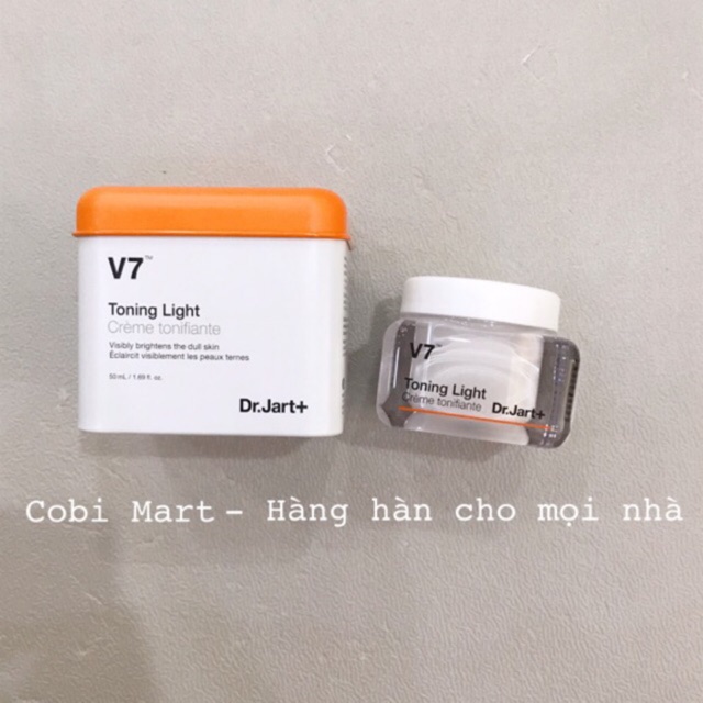 [ Cam kết chính hãng] Kem V7 Toning Light DrJart+ Hàn quốc