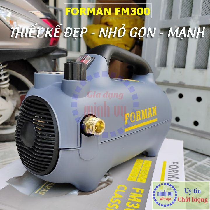 Máy rửa xe chỉnh áp - máy bơm rửa máy lạnh - vệ sinh điều hòa FORMAN FM300 Classic công nghệ Đức