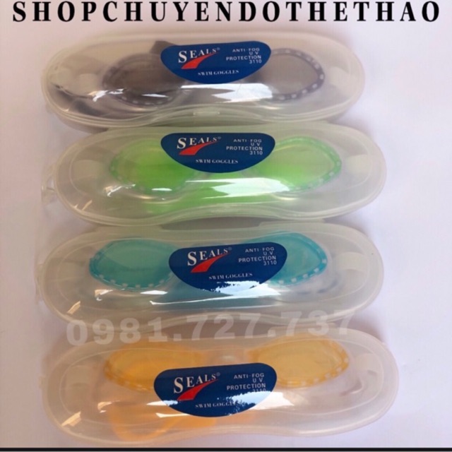 Kính bơi SEALS 3110 Cao cấp+ Hộp, Ảnh Thật 100%