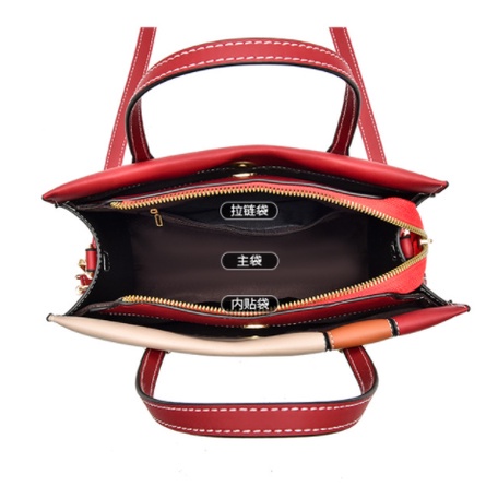 Túi Tote Cỡ Lớn Thiết Kế Chắp Vá Màu Sắc Xinh Xắn Thời Trang Cho Nữ