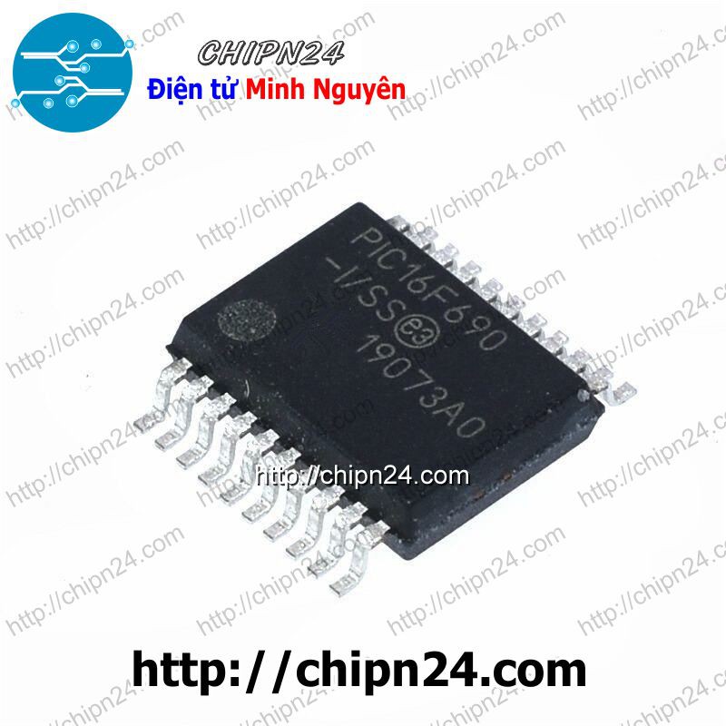 [1 CON] PIC16F690-I/SS SSOP-20 (PIC 16F690 MCU)