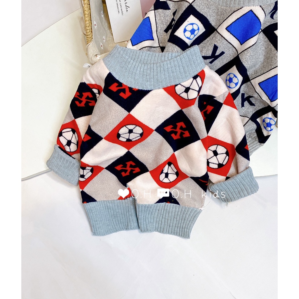 Áo nhung lông hàng Quảng Châu cho bé trai, bé gái