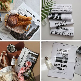 Tờ báo phong cách retro dùng làm đạo cụ chụp hình/ quay phim/ trang trí nội thất 