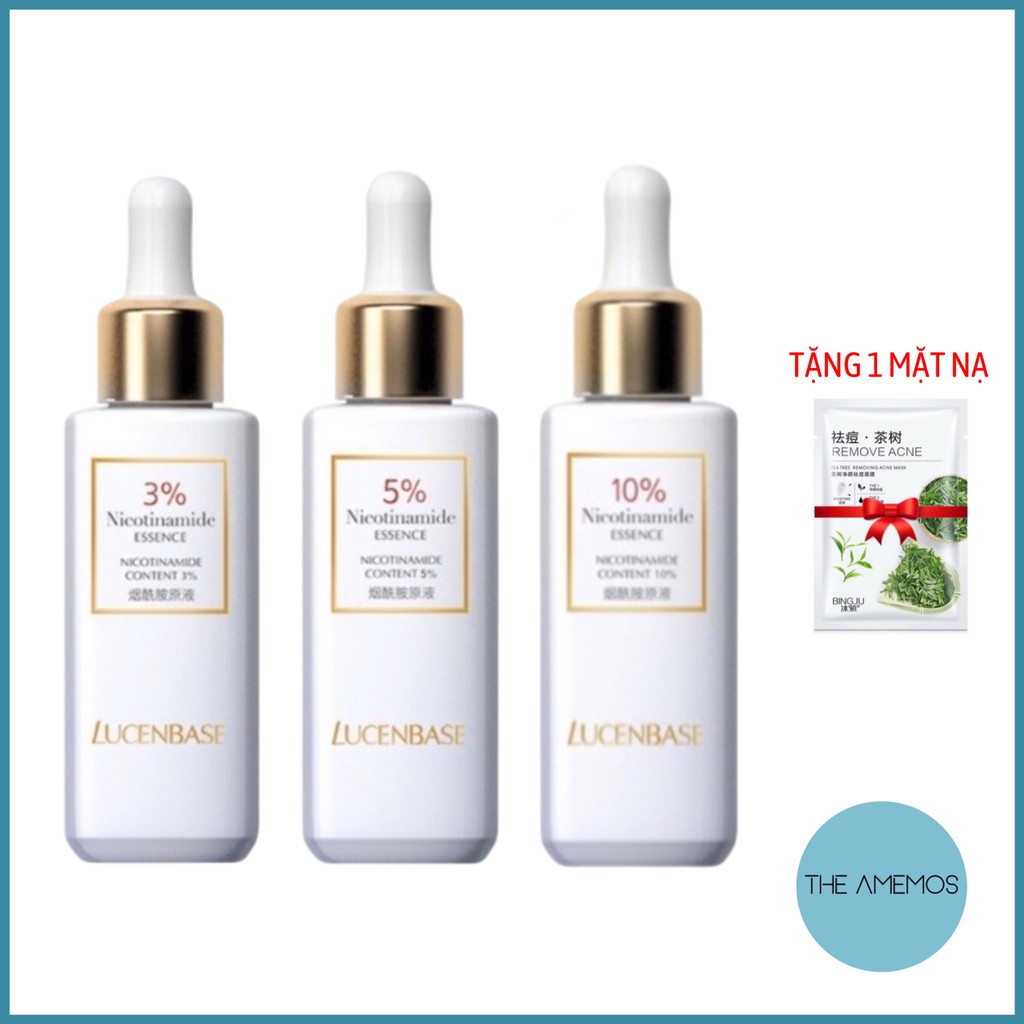 [Mã COS1904 giảm 8% đơn 300K] [SẴN] Serum B3 Lucenbase 3%-5%-10% Nicotinamide | BigBuy360 - bigbuy360.vn