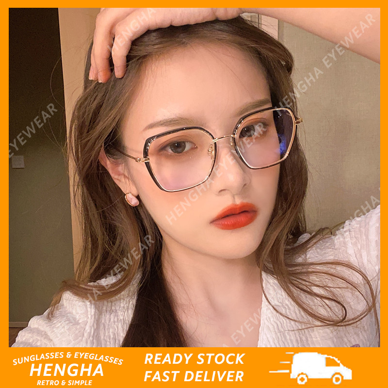 Mắt Kính Oversize Phong Cách Hàn Quốc Cho Nữ