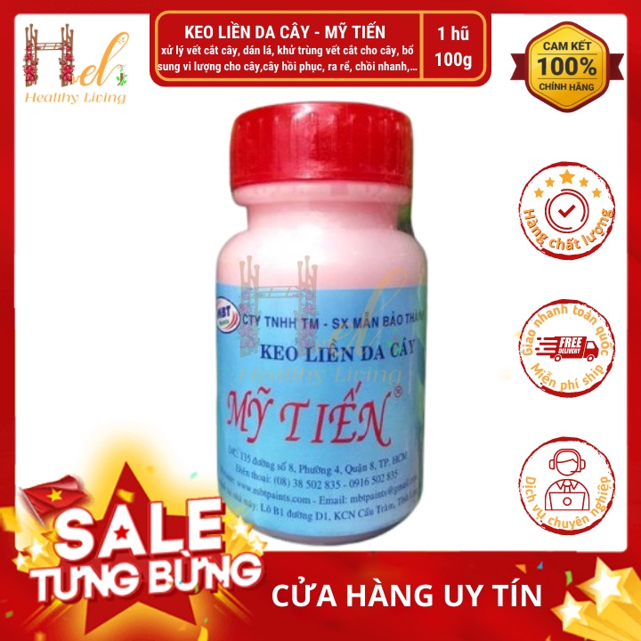 Keo Liền Da Cây - Keo Liền Sẹo Mỹ Tiến Lọ 100g