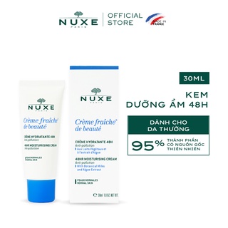 Kem dưỡng ẩm 48h Nuxe Crème fraîche® de beauté 30ml