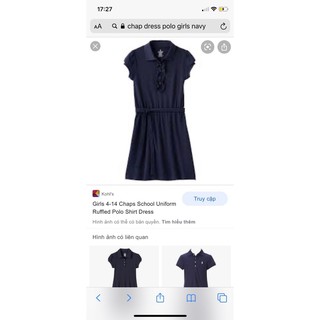 váy polo bé gái dư xịn
