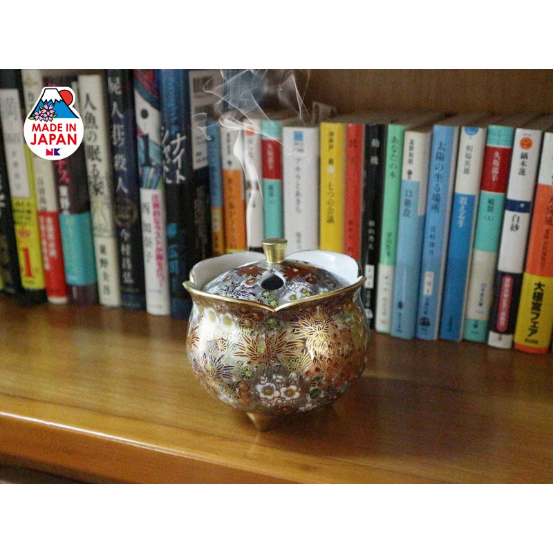 Lư sứ đốt hương nhang Hanatsume - Nippon Kodo