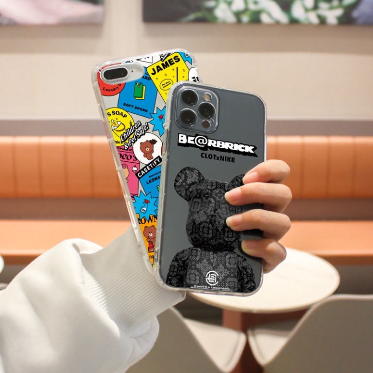 Ốp lưng iphone 6, 6s plus, 7 8 Plus, X, XS, XR, XSMAX, 11, 12, 13 PROMAX TRONG SUỐT BEARBRICH 197 PKVN