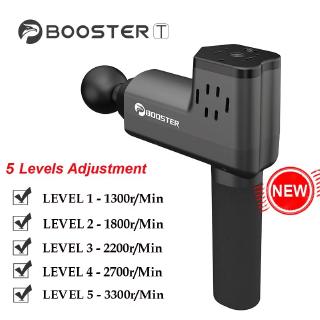 Booster Series T Massage Gun Deep Tissue Massager Handheld Percussion Fascia Gun with different Massage Heads