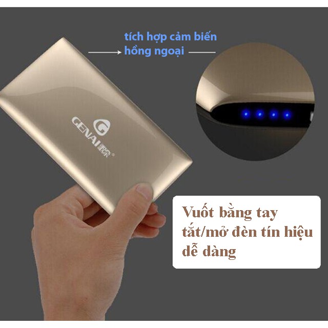 Pin sạc dự phòng GENAI 10.000mAh J10 - Thắng Phụ Kiện 92