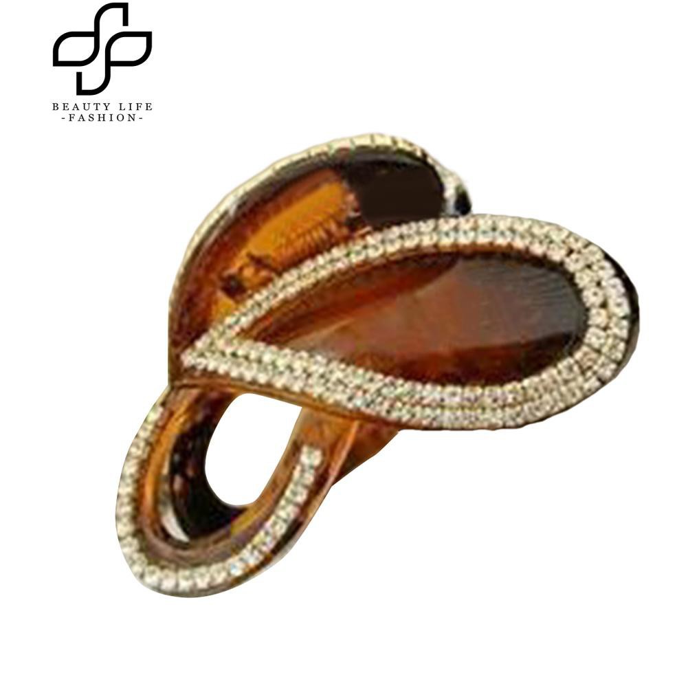 Kẹp càng cua hình bướm đính đá sang trọng cho nữ