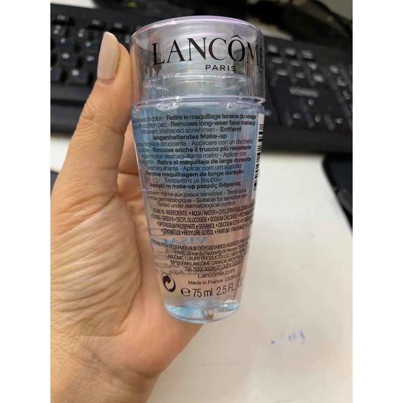 Nước tẩy trang Lancôme BiFacil Visage 75ml