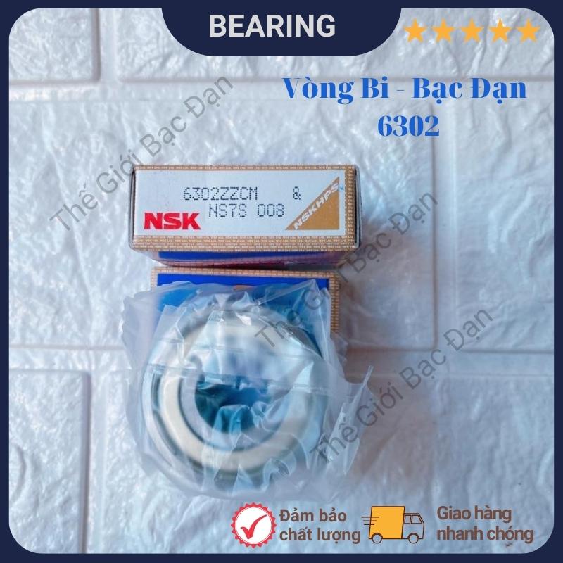 Vòng bi bạc đạn NSK 6302 ZZCM - hàng đẹp - chất lượng cao - Thế Giới Bạc Đạn