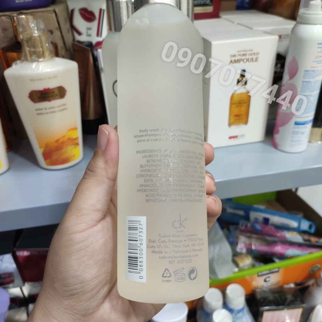 Sữa Tắm Hương Nước Hoa CK One Dùng Cho Nam Và Nữ - 250ml