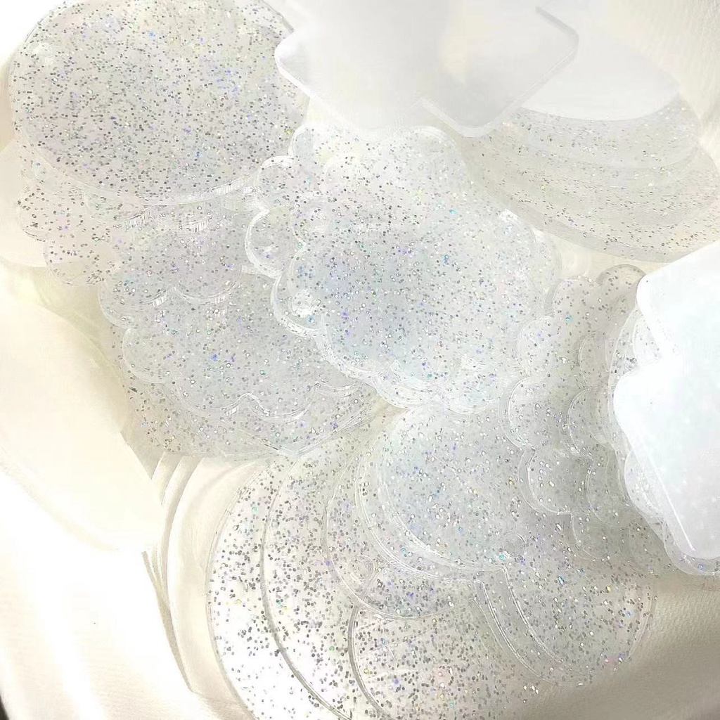 Móc Khóa Acrylic Trong Suốt Sáng Tạo Cho Học Sinh /diy Gradient móc khoá acrylic