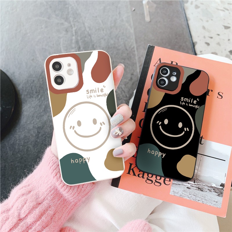 Ốp lưng iphone Color Smile cạnh vuông 6/6plus/6s/6splus/7/7plus/8/8plus/x/xr/xs/11/12/13/pro/max/plus/promax