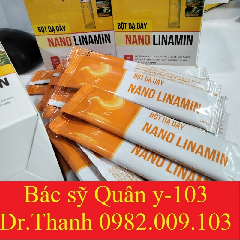 BỘT DẠ DÀY NANO LINAMIN - HỖ TRỢ GIẢM ACID DỊCH VỊ