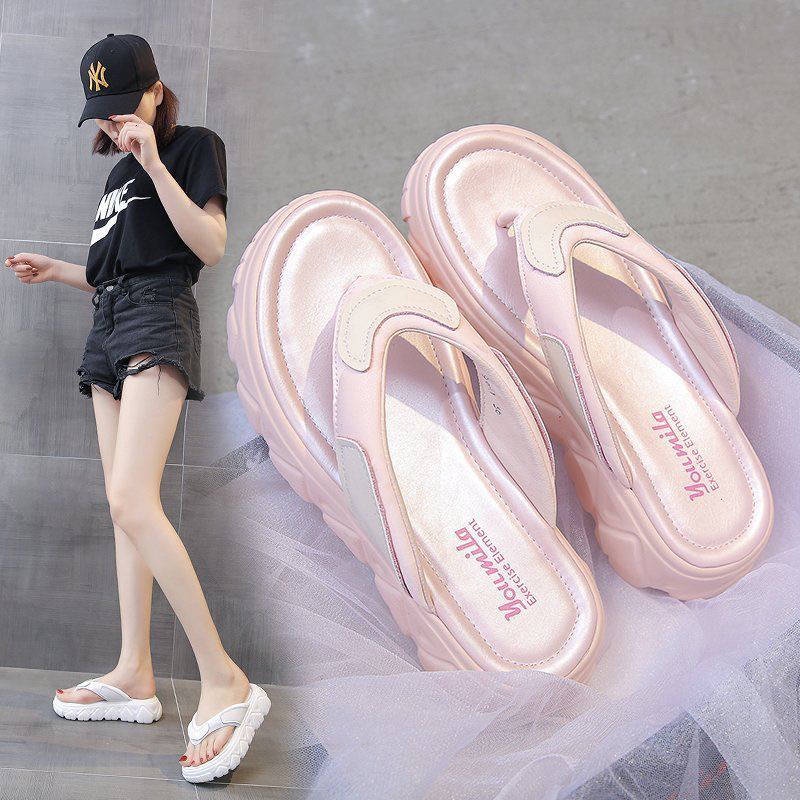 Dép Xỏ Ngón Đế Dày Chống Trượt Thời Trang Đi Biển Mùa Hè Mới