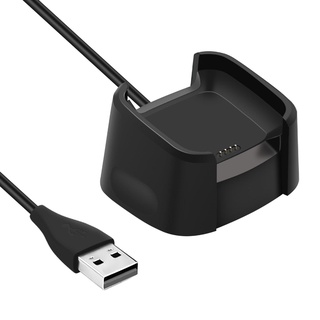 Charging Cradle Dock USB Data Cable Base Desktop Charger For Fitbit Versa Watch ELEN