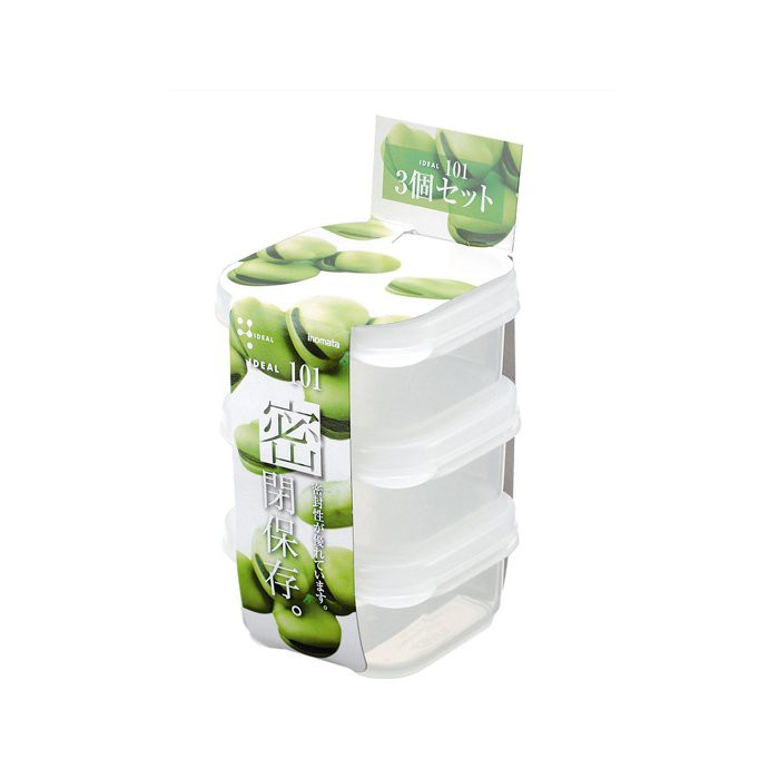 Bộ 3 hộp đựng thức ăn INOMATA 190ml