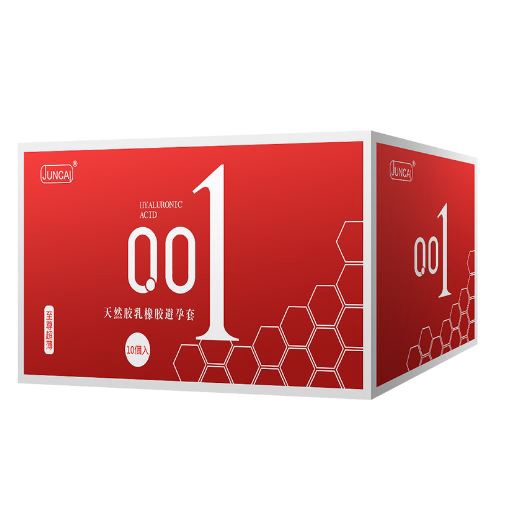 Bao Cao Su Juncai Siêu Mỏng 001 - Nhiều Gel Trơn màu Đỏ