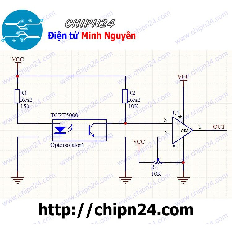 [1 CÁI] Module Cảm biến Hồng ngoại TCRT5000 V1 - Cảm biến phát hiện vật cản dò đường V1