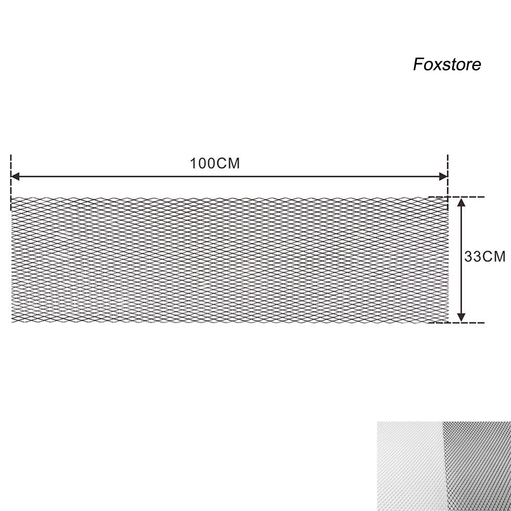 Lưới tản nhiệt hợp kim nhôm 100x33cm cho xe hơi