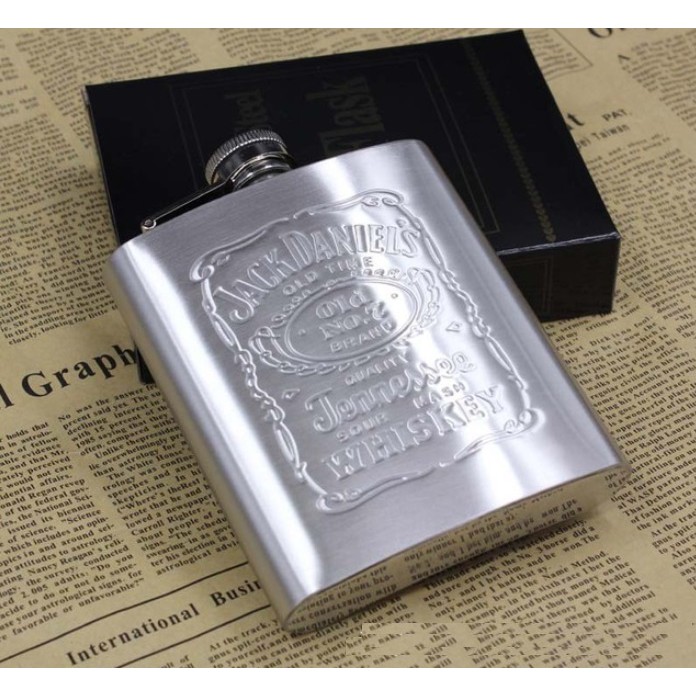 Bình bi-đông mini Hip Flask 7oz (ounce), Jack (207ml)