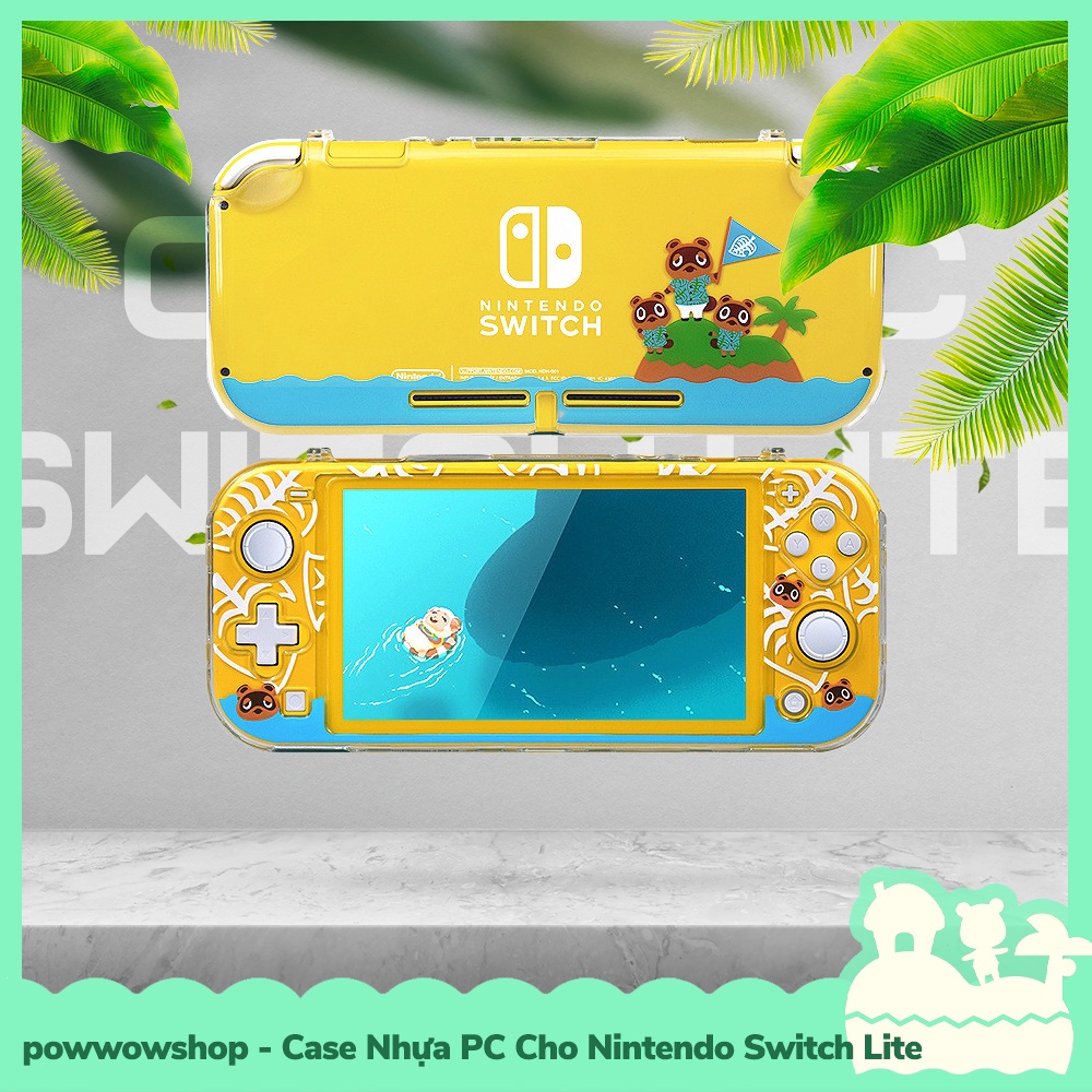 [Sẵn VN - Hỏa Tốc] Phụ Kiện Case Ốp PC Nhựa Cứng + 2pcs Bọc Analog Cho Máy Game Nintendo Switch Lite Cute Themes