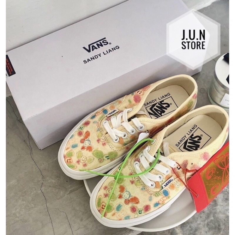 GIÀY VAN.S SANDY LIANG CREAM BABY CUTE LAI AU