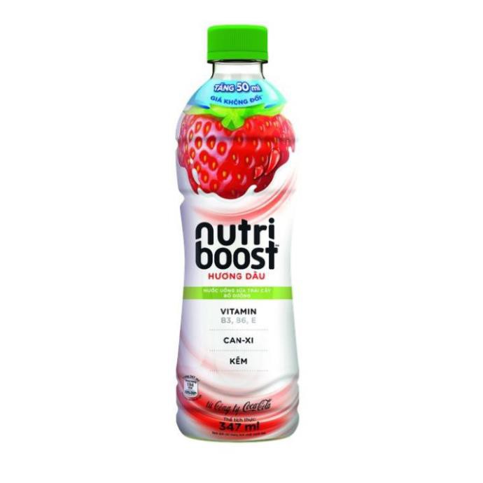 Lốc 6 Chai Sữa NutriBoost Hương dâu 347ml/ chai