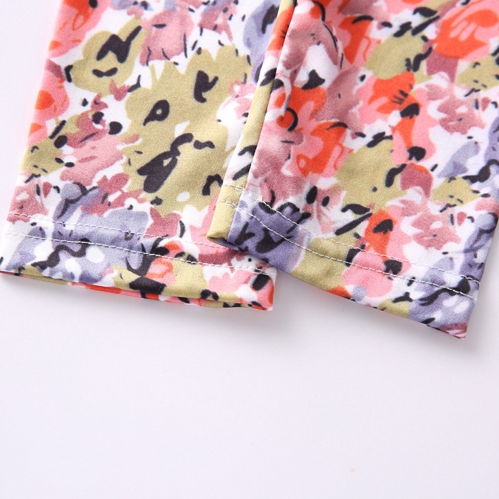 Quần Legging Hoa Dễ Thương Thời Trang Mùa Hè Cho Bé Gái 3-10 Tuổi