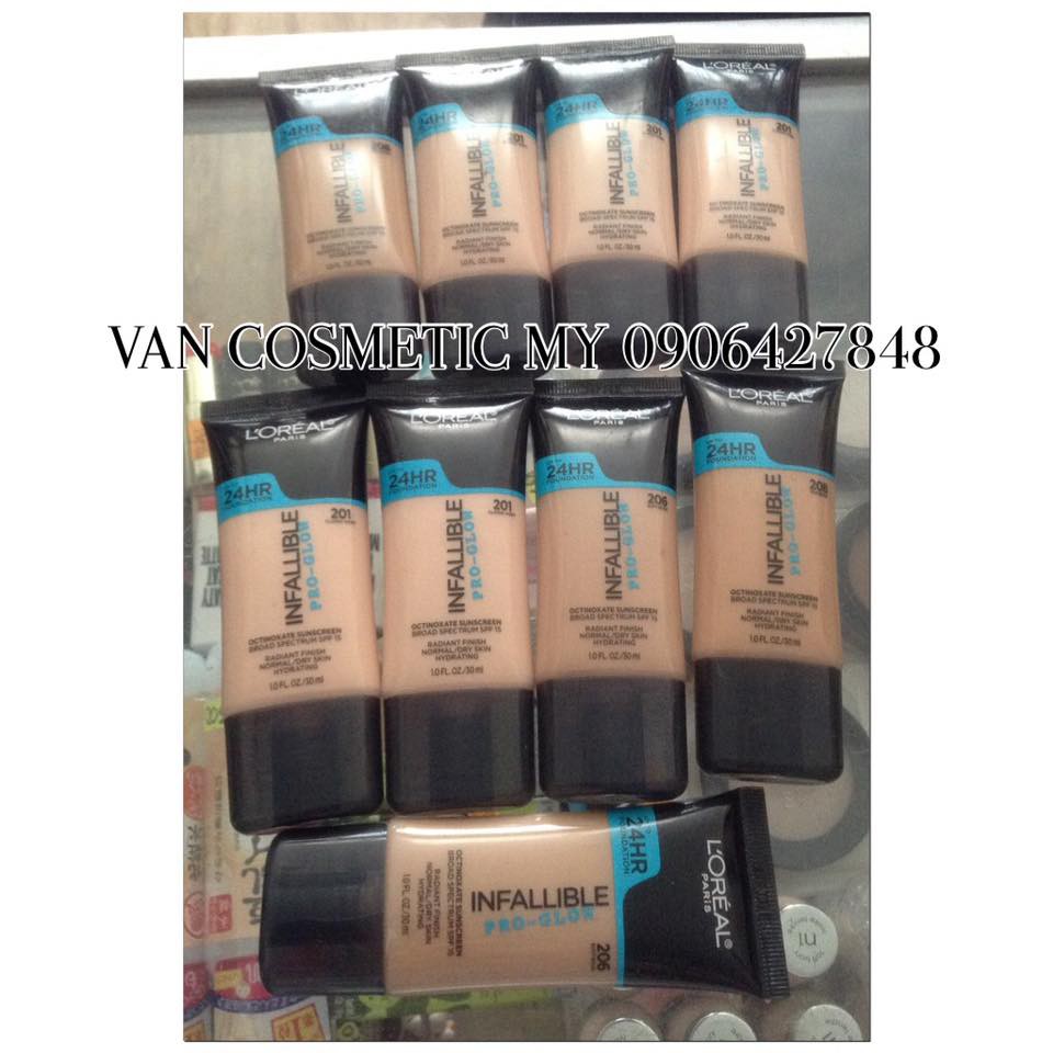 Kem Nềnl Infallible Pro-Glow 24HR Foundation