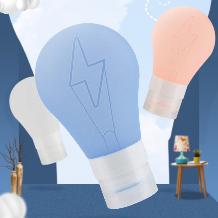 Lọ chiết mỹ phẩm du lịch silicon Light Bulb 39ml, 66ml, 88ml