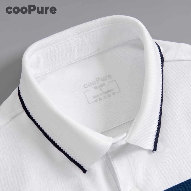 Áo Polo nam cooPure Print Tree, áo thun nam có cổ chất liệu 100% cotton NO.3301