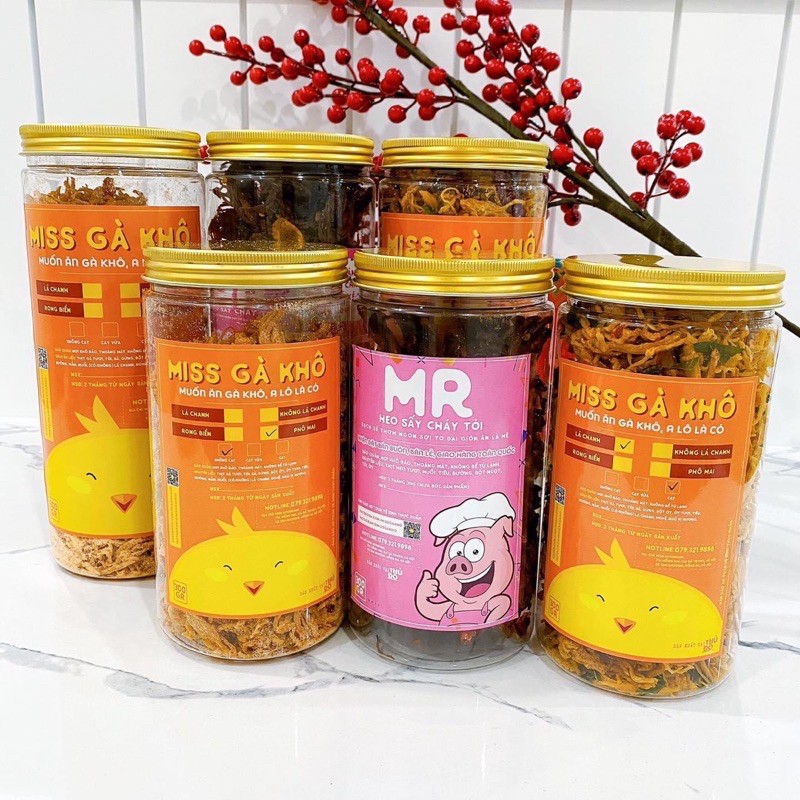 HEO CHÁY TỎI - 270gr - Miss gà khô | BigBuy360 - bigbuy360.vn