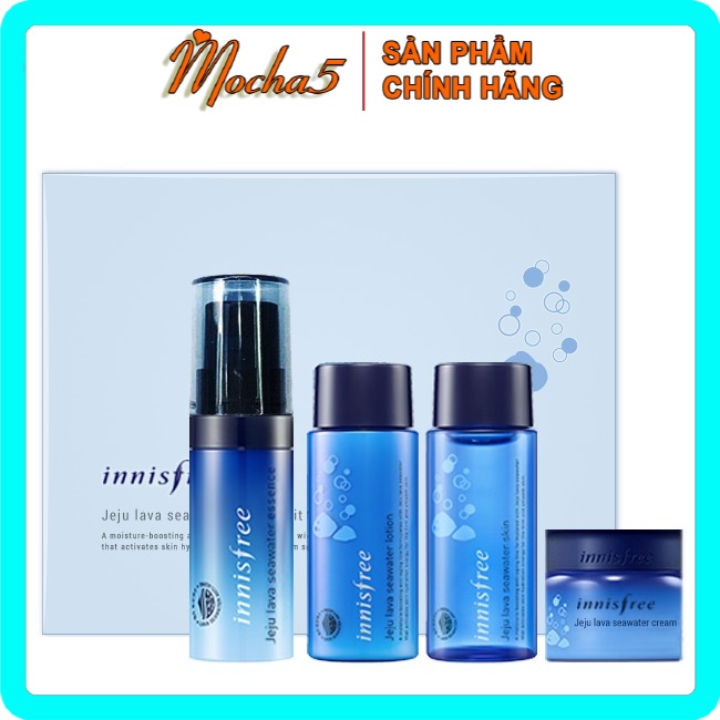 Kit Dưỡng Da 4 Món INNISFREE Chiết Xuất Thiên Nhiên TRÀ XANH Green Tea EX Mới