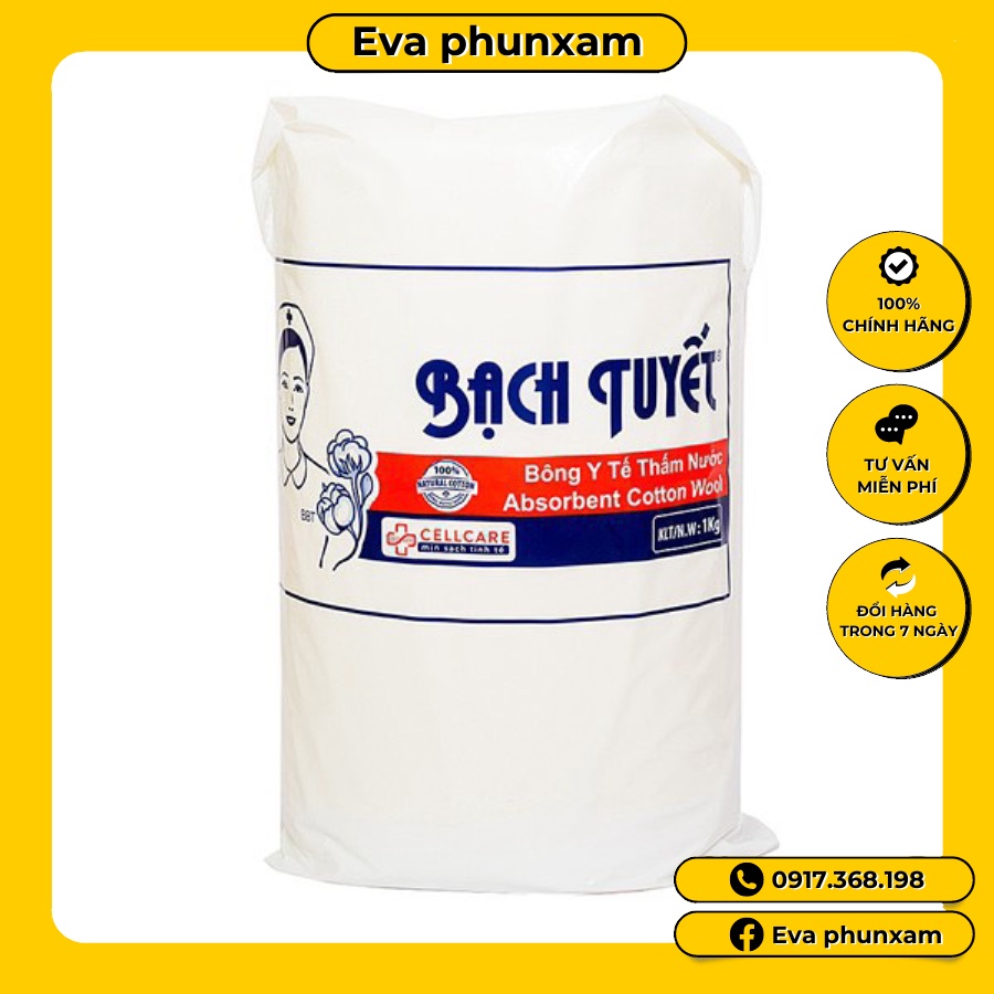 Bông bạch tuyết cuộn 1kg