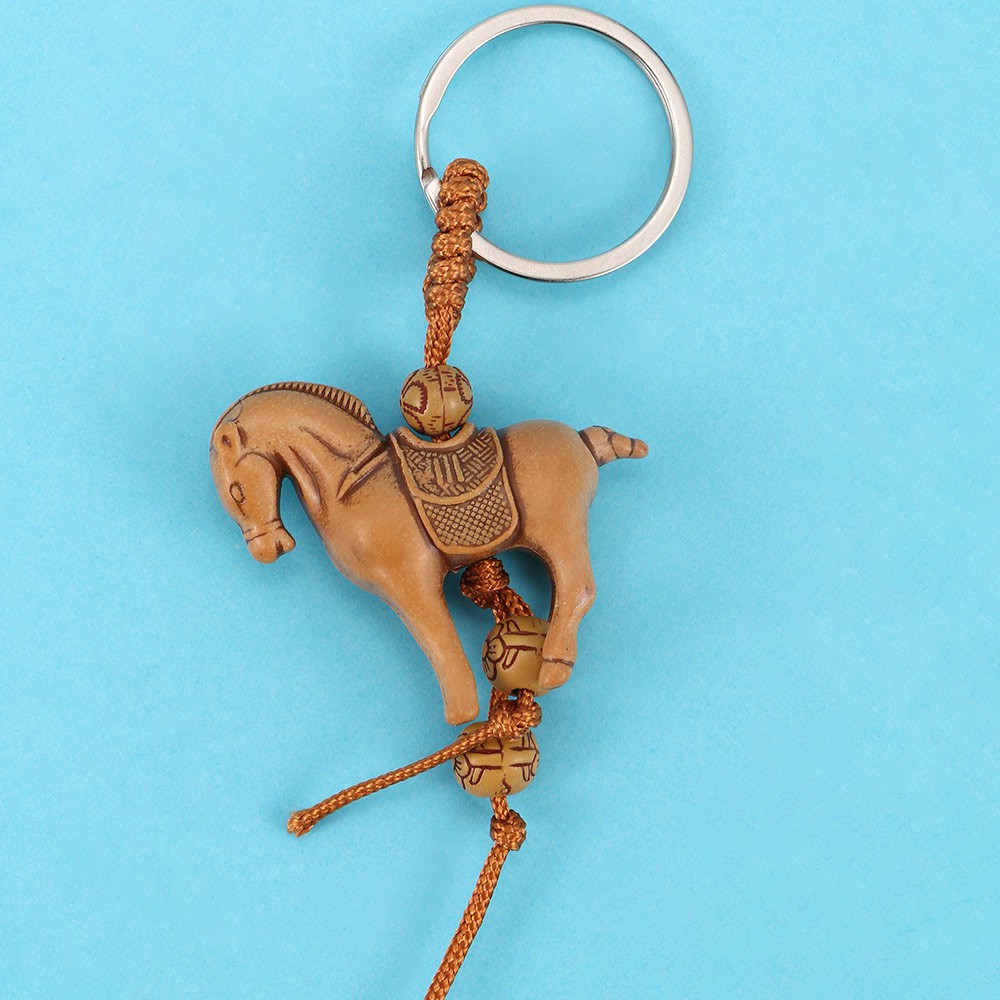 Pendant Gift 3D Wooden Lucky Keychain Keychain Keychain