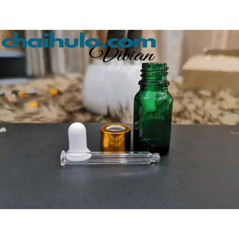 (Vỏ 10 ml ) - {Sỉ từ 50 SP} Vỏ Chai lọ đựng tinh dầu, Đựng SERUM, Mỹ Phẩm, Dầu dừa – Nút nhỏ giọt - Nút Bóp Serum