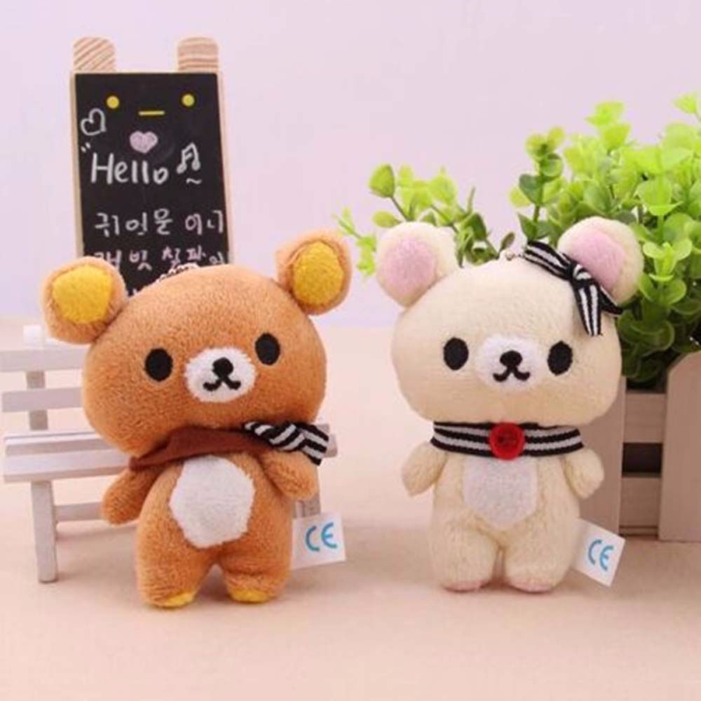 Gấu nhồi bông Rilakkuma 11cm đáng yêu chất lượng cao