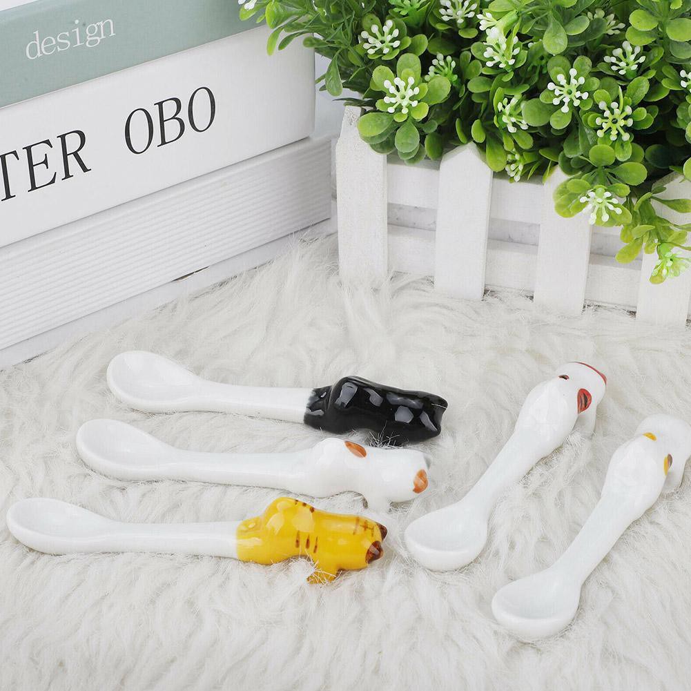 Thìa Cà Phê Bằng Gốm Hình Mèo Dễ Thương K2D8 | BigBuy360 - bigbuy360.vn