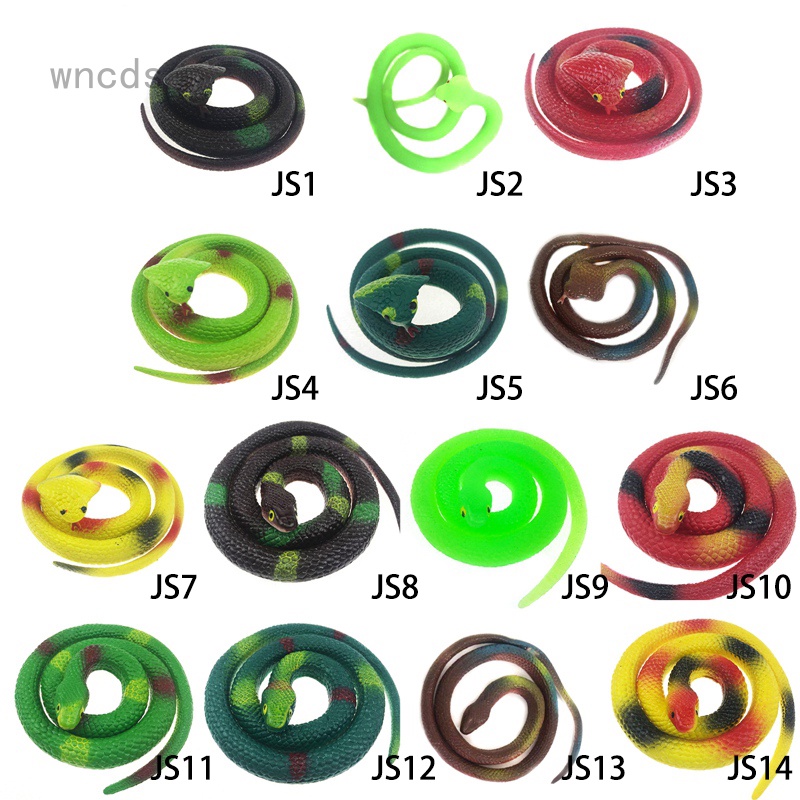 Rắn Nhựa Đồ Chơi Nhiều Màu Trông Giống Thật