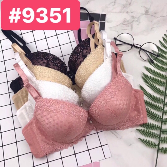 Áo ngực (9351) ren mút vừa 3cm hàng cao cấp